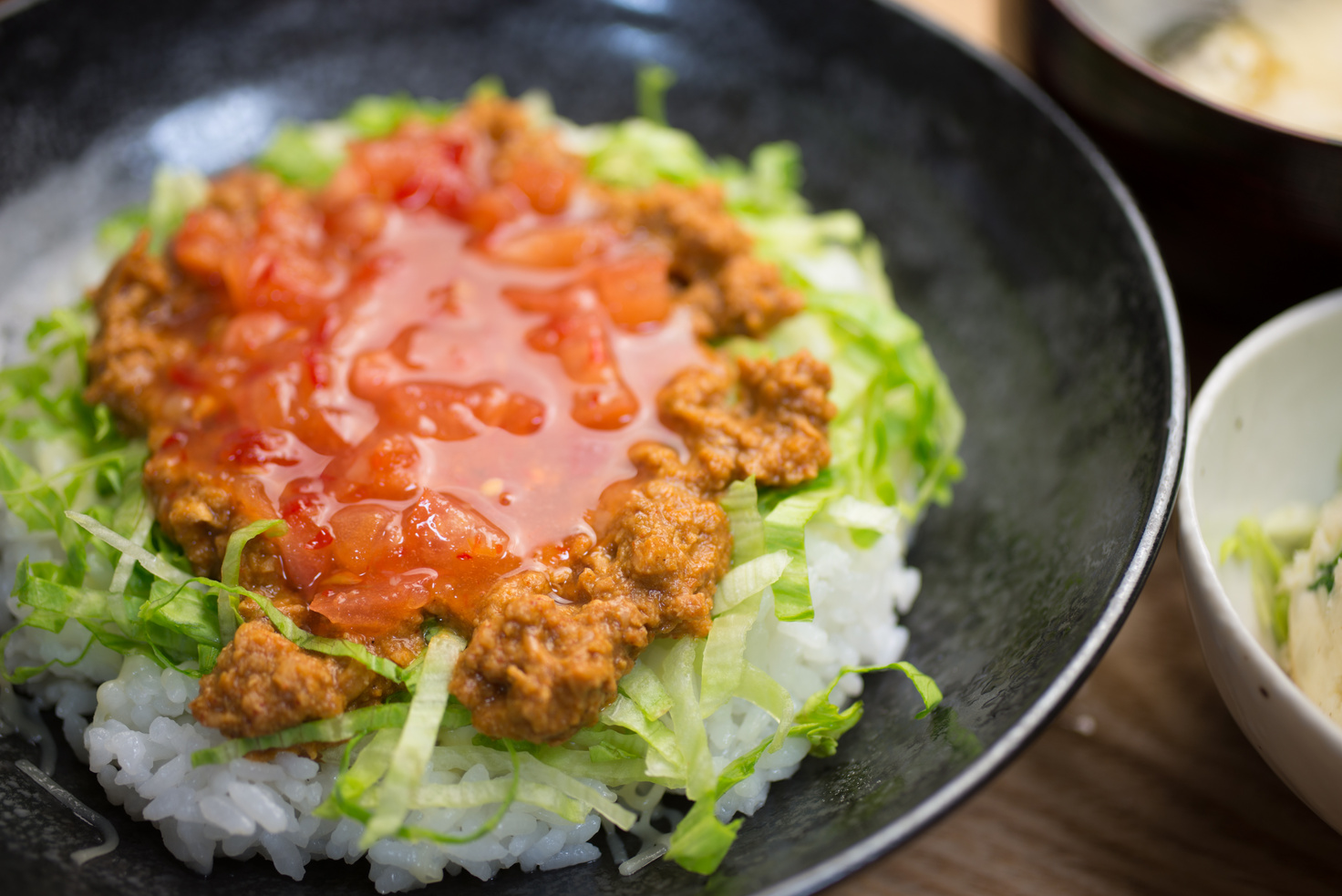 Japanese regional cuisine　Taco rice (takoraisu)